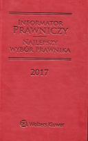 Okładka książki Informator prawniczy 2017 Najlepszy wybór