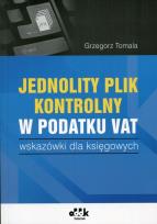 Okładka książki Jednolity plik kontrolny w podatku Vat