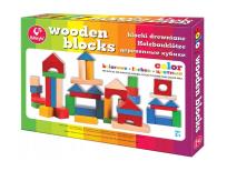 Opakowanie Klocki drewniane kolorowe