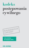 Okładka książki Kodeks postępowania cywilnego