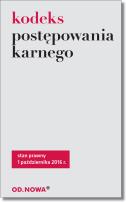 Okładka książki Kodeks postępowania karnego
