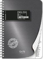 Okładka książki Kołozeszy A5/80 BLACK&SILVER SPIRALA PLASTIC J.angielski