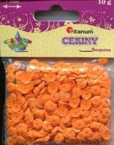 Opakowanie Konfetti Cekiny 7mm 10g pomarańczowe (CO7/108)