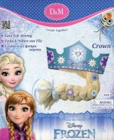 Okładka książki Kraina Lodu Filcowa korona z warkoczem
