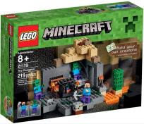 Okładka książki Lego MINECRAFT 21119 Loch