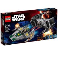 Okładka książki Lego Star Wars TIE Advanced kontra myśliwiec A-Wing