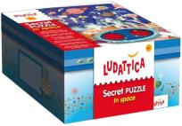 Opakowanie Ludatica Secret puzzle. In space - w kosmosie