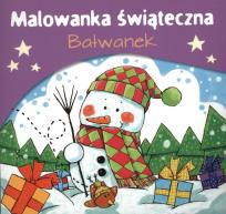 Okładka książki Malowanka świąteczna Bałwanek