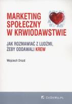 Okładka książki Marketing społeczny w krwiodawstwie