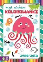 Okładka książki Moje ulubione kolorowanki Zwierzęta