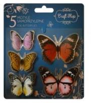 Opakowanie Motyle samoprzylepne 5 sztuk CRAFT SHOP