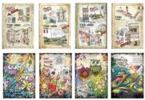 Opakowanie Notatnik ozdobny B5/120K kratka FRESH