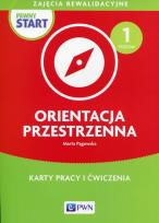 Okładka książki Pewny start Orientacja przestrzenna Poziom 1 Karty pracy i ćwiczenia