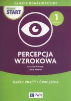 Okładka książki Pewny start.Zajęcia rewalidacyjne Percepcja wzrokowa Karty pracy i ćwiczenia