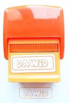 Opakowanie Pieczątka imienna Dawid