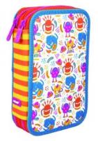 Opakowanie Piórnik 2 poz. z wyprawką Scary Monsters MILAN