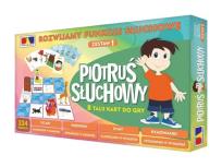 Okładka książki Piotruś słuchowy 8 talii do gry