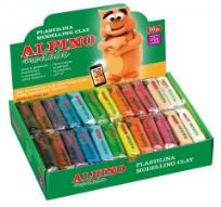 Opakowanie Plastelina 50g 2x12 kolorów ALPINO