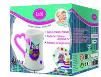 Opakowanie Pokoloruj ceramiczny kubeczek z sową