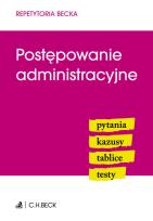 Okładka książki Postępowanie administracyjne Postępowanie administracyjne