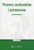 Okładka książki Prawo autorskie i prasowe