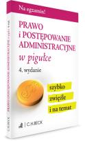 Okładka książki Prawo i postępowanie administracyjne w pigułce