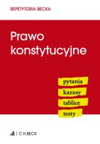 Okładka książki Prawo konstytucyjne Prawo konstytucyjne
