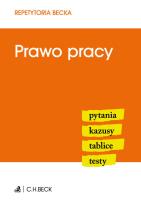 Okładka książki Prawo pracy