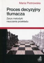 Okładka książki Proces decyzyjny tłumacza