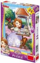 Okładka książki Puzzle 24 Zosia i zwierzątka DINO