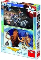 Opakowanie Puzzle 2x48 Epoka Lodowcowa 5: Bohater DINO