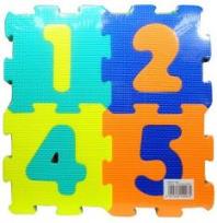 Opakowanie Puzzle podłogowe 36 el. Litery i Cyfry