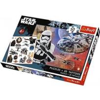 Opakowanie Puzzle Star Wars 50 + 20 tatuaży