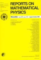 Opakowanie Reports on Mathematical Physics 64/1-2 2009