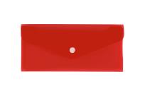 Okładka książki Teczka koperta dl satyna czerwona TKS-03-01