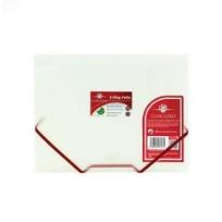 Opakowanie Teczka PP A4 z gumką przeźroczysty (5szt) PUKKA