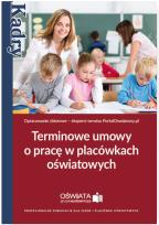 Okładka książki Terminowe umowy o pracę w placówkach oświatowych