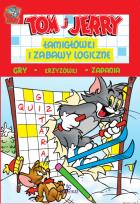 Okładka książki Tom i Jerry Łamigłówki i zabawy.