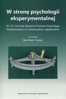 Okładka książki W stronę psychologii eksperymentalnej
