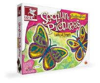 Opakowanie Zdobienie Cekinami Motyle