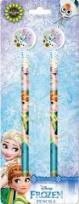 Opakowanie Zestaw 2 ołówków z okrągłą gumką Frozen