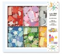 Opakowanie Zestaw 800 naklejek kształtek