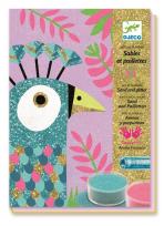 Opakowanie Zestaw artystyczny z brokatem Paw