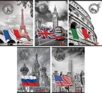 Opakowanie Zeszyt A4/54K kratka My City (10szt) STREET