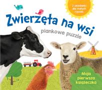 Okładka książki Zwierzęta na wsi Piankowe puzzle