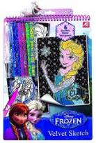 Opakowanie Aksamitna kolorowanka z pisakami - Frozen