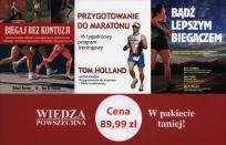 Okładka książki Biegaj bez kontuzji / Bądź lepszym biegaczem / Przygotowanie do maratonu