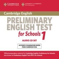 Opakowanie Cambridge Preliminary English Test for Schools 1 Audio 2CD