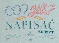 Okładka książki Co? Jak? Napisać. Zeszyt