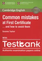 Okładka książki Common Mistakes at First Certificate with Testbank